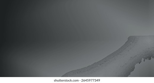 Black and white fluid gradient mesh vertical background template copy space set. Grey colour gradation backdrop design for poster, banner, leaflet, flyer, brochure, or cover VECTOR ILLUSTRATION