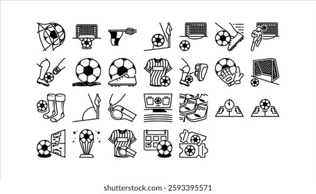 A black and white football icon
