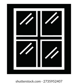 Black and white four pane window with diagonal slats four panes minimalist desi