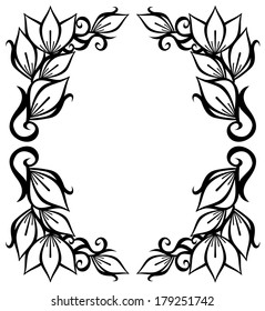 Black and white frame