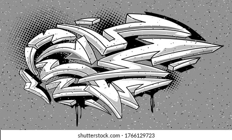 Cool Drawings Of Graffiti In Pencil Graffiti Art Hd Stock Images Shutterstock