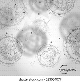 black and white futuristic background