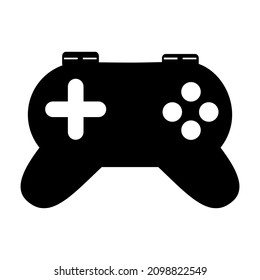 Black and white game icon. simple and attractive icon