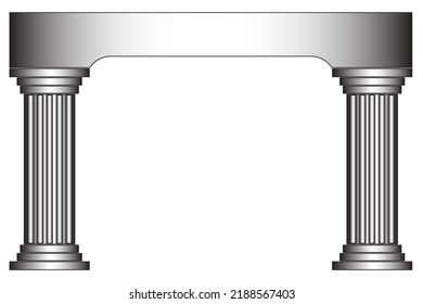 black and white gate illustration for background