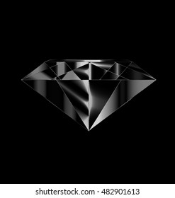 black and white gem