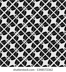 black and white geometric art deco pattern ready for print