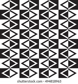 Black and white geometric background