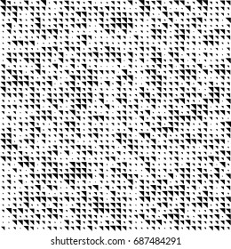 Black and White Geometric Background. Abstract Pattern for Monochrome Print