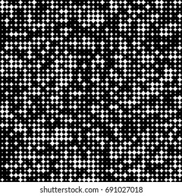 Black and White Geometric Background. Abstract Pattern for Monochrome Print