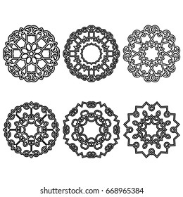 Black and white geometric background for design
