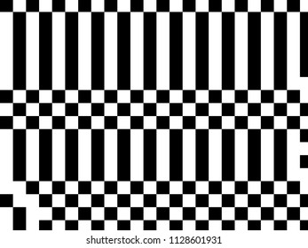 Black White Geometric Background Lines Squares Stock Vector (Royalty ...