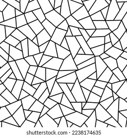 Black and white geometric background vector image