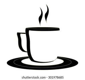 Black & White Geometric Cup