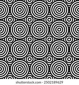 Black and white geometric design, background, geometric pattern, illustration, vector, seamless, monochrome