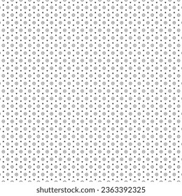 Patrón ornamental de elementos geométricos de blanco y negro