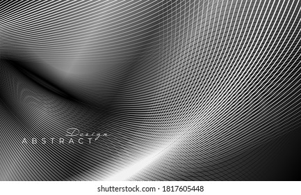 Gradiente geométrico negro y blanco, fondo futurista. Elemento de diseño moderno papel tapiz, fondo, empaque. formas abstractas, Marco de estilo minimalista.