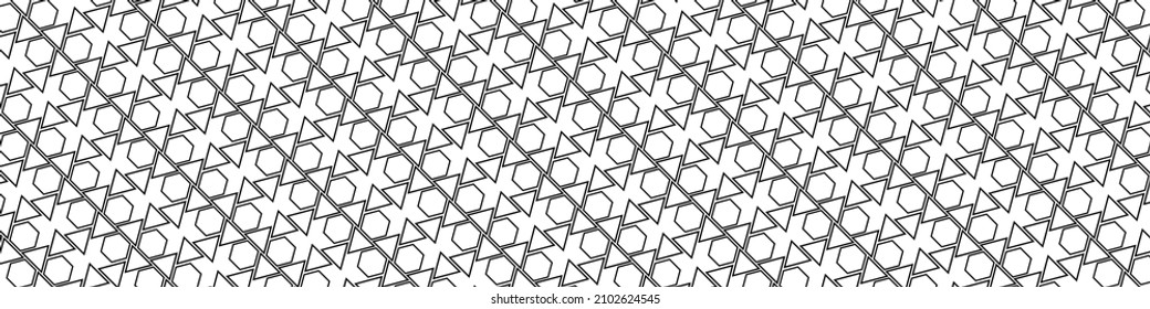 Fondo geométrico en blanco y negro con patrones de línea simples. Textura vectorial abstracta moderna. EPS 10