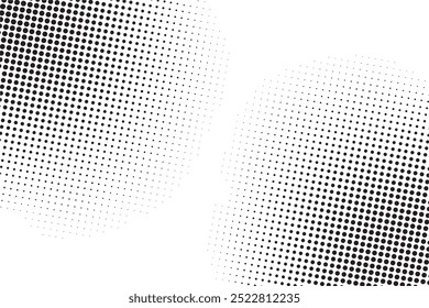 Black and White Geometric Halftone Texture