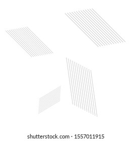 black and white geometric lined pattern.Modern flat style concept vector illustration isolated.