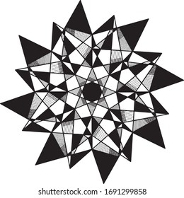 Schwarz-Weiß-Geometrie