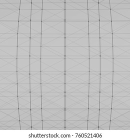 Schwarz-Weiß-Geometrische Maschenstruktur - Vektorhintergrund