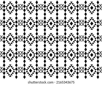 black and white geometric pattern
