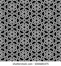 black and white geometric pattern abstract vector background. Modern stylish texture.
