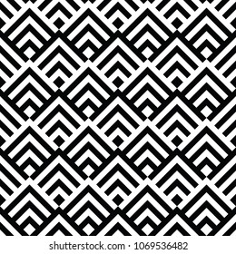 black and white geometric pattern abstract vector background. Modern stylish texture.