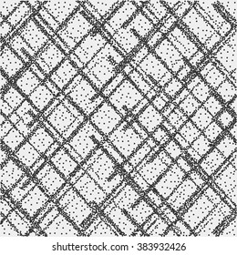  Black and white geometric pattern, abstract background. Vector pattern with dotted lines 