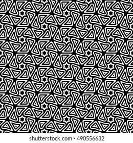 black and white geometric pattern abstract vector background. Modern stylish texture.