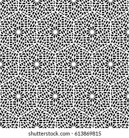 black and white geometric pattern abstract vector background. Modern stylish texture.