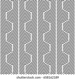 black and white geometric pattern abstract vector background. Modern stylish texture.