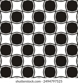 Black and white geometric pattern background vector 