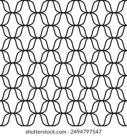 Black and white geometric pattern background vector 