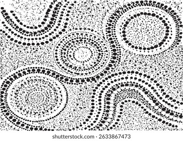 Padrão geométrico preto e branco. Plano de fundo de textura repetida.