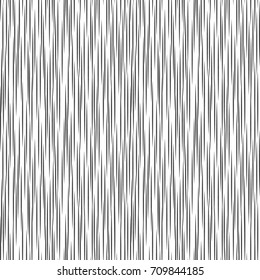 Black and white geometric pattern. Seamless abstract background. Vector stripes, lines. Vertical speed line pattern.