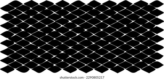 Black and white geometric pattern. Tileable texture. Overlay distressed grunge background. 