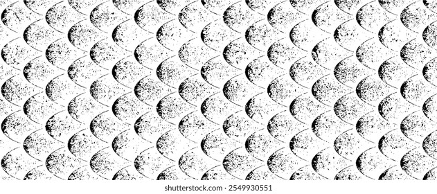 Black and white geometric pattern. Tileable texture background.