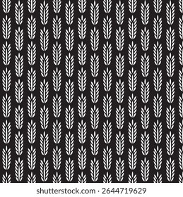 Black and white geometric pattern. Tileable texture background.