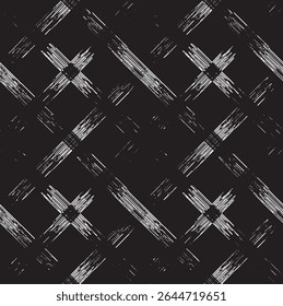 Black and white geometric pattern. Tileable texture background.