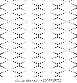Black and white geometric pattern. Tileable texture background.