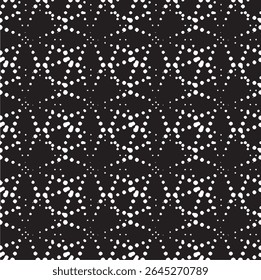 Black and white geometric pattern. Tileable texture background.
