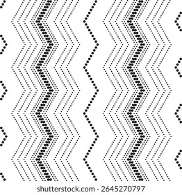 Black and white geometric pattern. Tileable texture background.