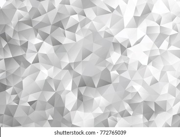 Black White Geometric Pattern Triangle Polygon Stock Vector (Royalty ...