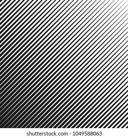 Black and white geometric pattern. Vector dynamic stripes. Speed line background. Straight parallel lines.