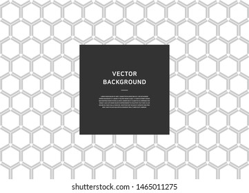 Black and white geometric pattern vector illustration.