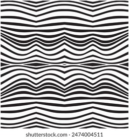 Black and white geometric pattern,Vector illustration design.geometrical stripes background. 