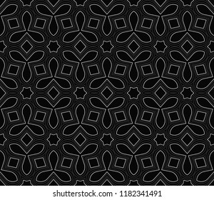 Black and white geometric seamless pattern. Simple regular background.Vector monochrome seamless pattern. Abstract repeat backdrop. Design for decor, prints, textile, furniture, cloth, digital