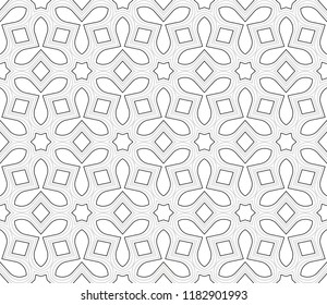 Black and white geometric seamless pattern. Simple regular background.Vector monochrome seamless pattern. Abstract repeat backdrop. Design for decor, prints, textile, furniture, cloth, digital