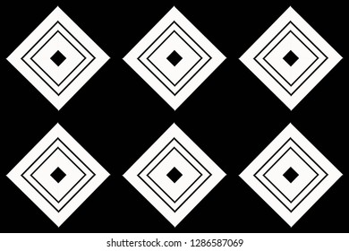 Black and white geometric seamless pattern in modern stylish. for wallpapers, web page background, surface textures, Image for advertising booklets, banners. Vector illustration